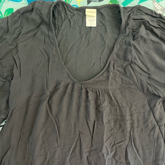 L*space Black Lace Swim Coverup - Picture 3 of 3